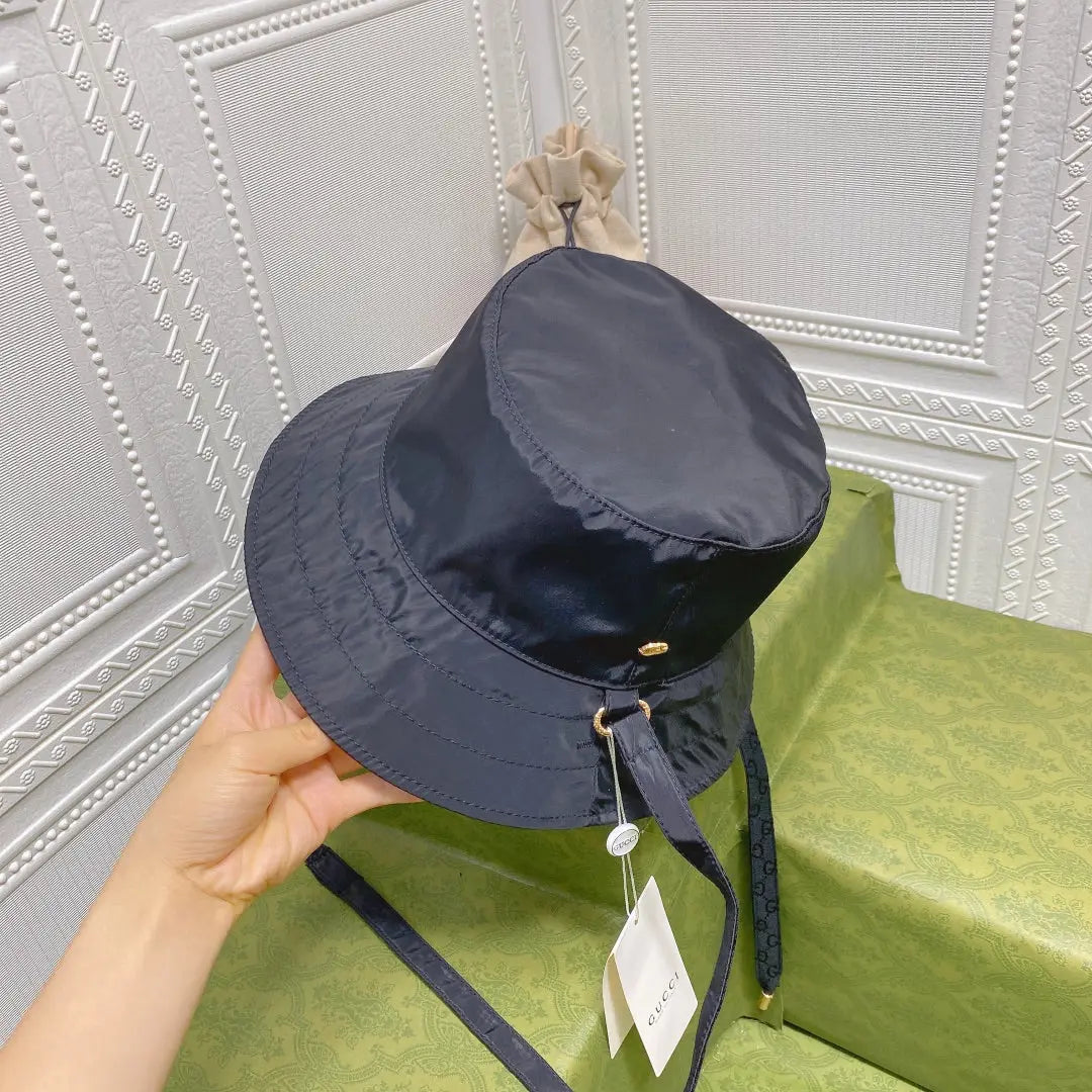Classic GG Monogram Double-Sided Strap Bucket Hat-s2 mysite