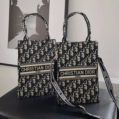 Classic Tote Bag With Crossbody Strap-18 mysite