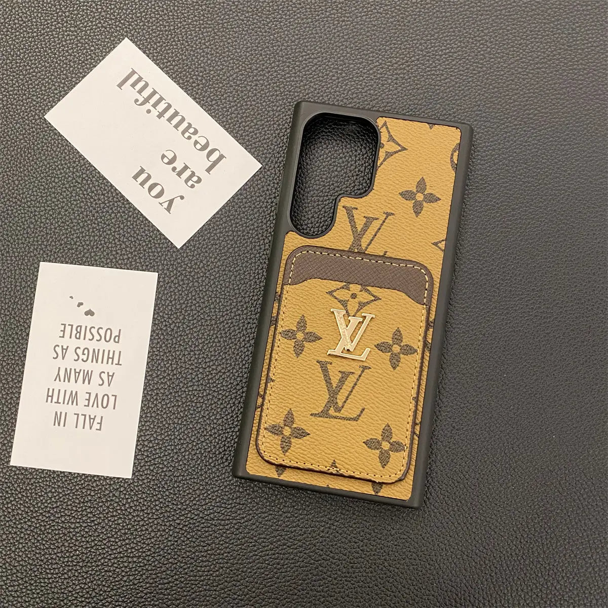 SAMSUNG GALAXY PETITE MALLE PHONE CASES CARD HOLDER MONOGRAM CANVAS-1 mysite