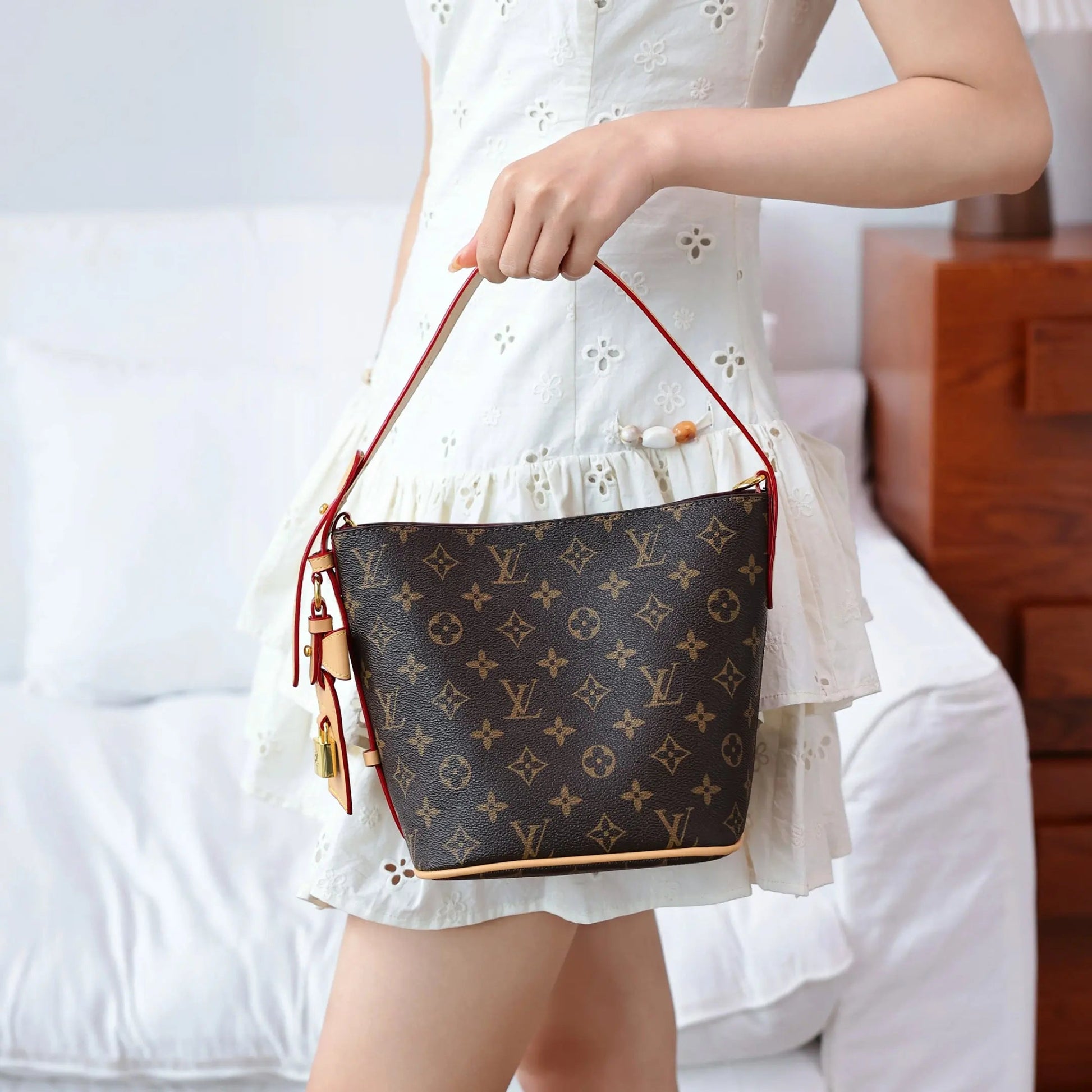 Vintage Monogram Mini Bucket Bag-18 mysite
