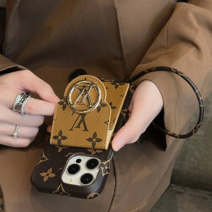 Luxury Card Holder Chain iPhone Case-s2 mysite