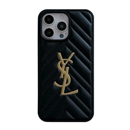 Saint Black & White Leather iPhone Case-s2 mysite