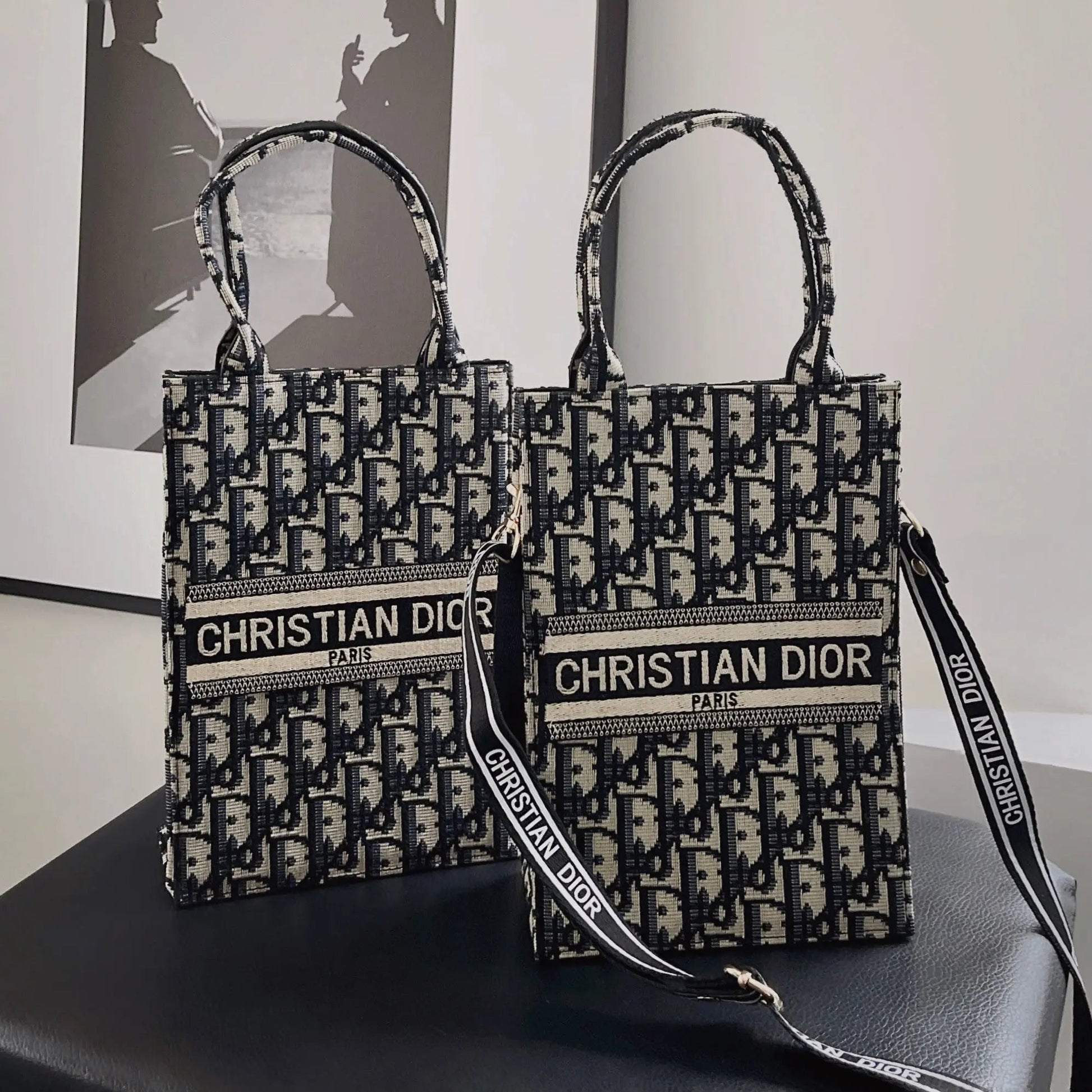 Classic Tote Bag With Crossbody Strap-18 mysite