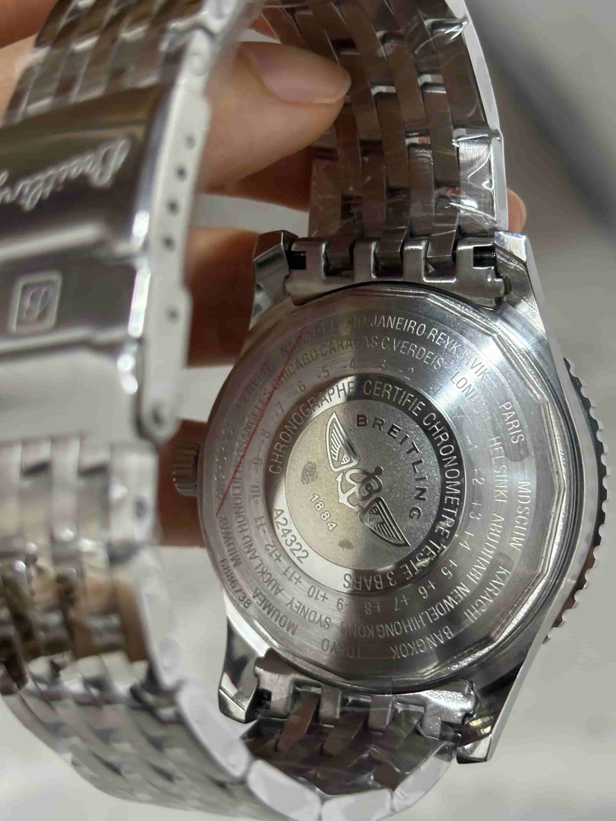 Replica Stainless Steel Japanese Vk Quartz Movement Watch BL218