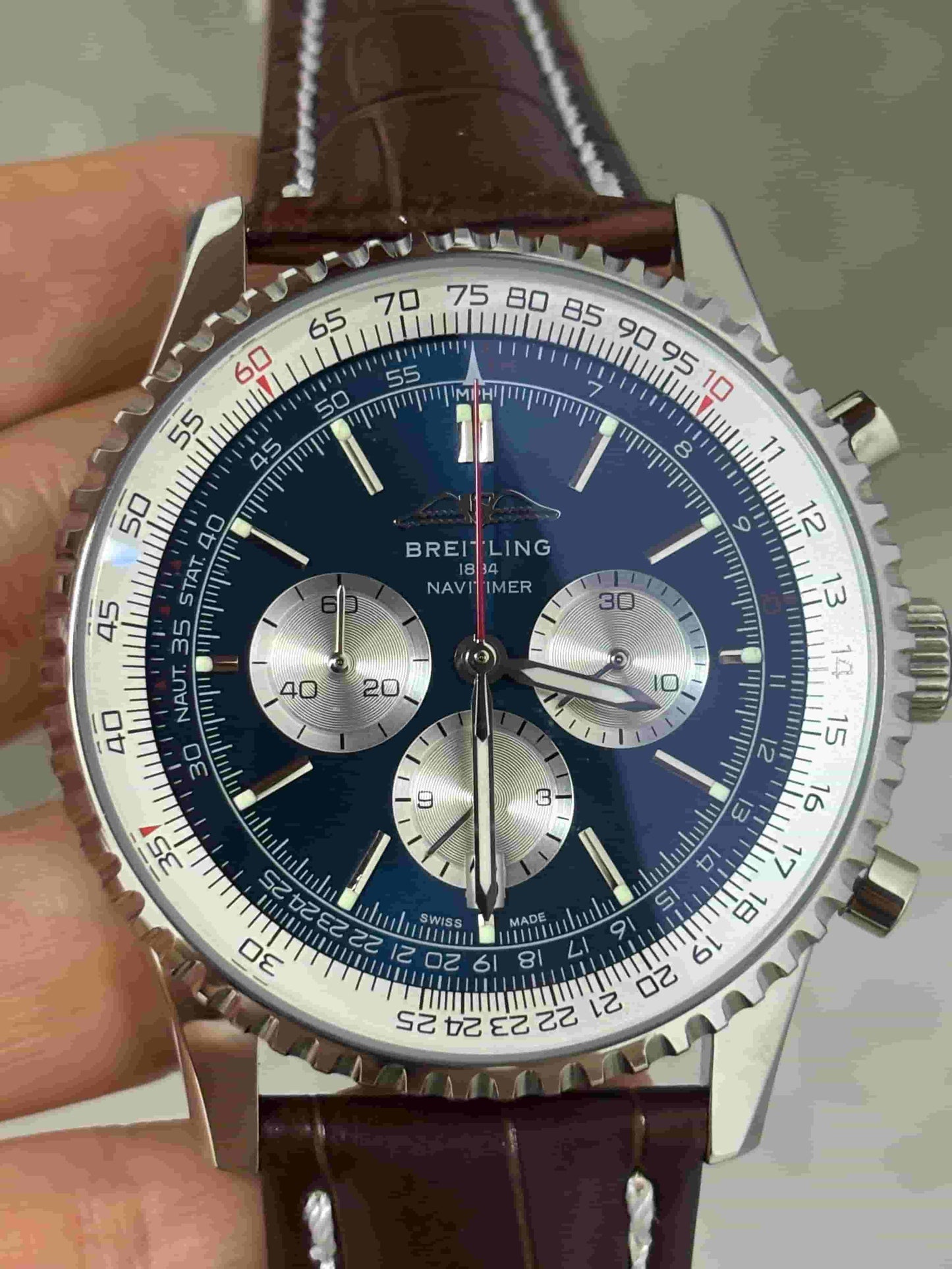 Replica Stainless Steel Japanese Vk63 Quartz Movement Watch BL97