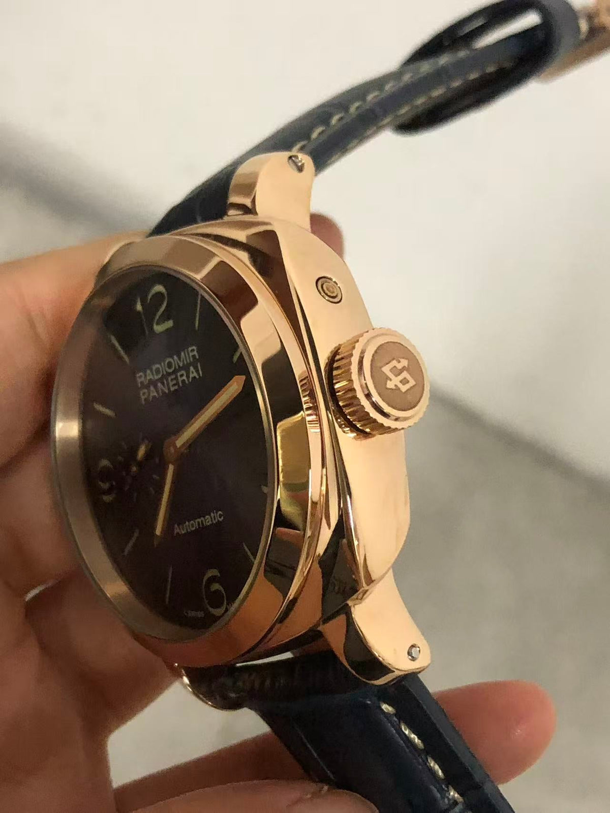 Replica LUMINOR DUE 904L Stainless Steel Automatic Mechanical Watch Mens Watches 44mm