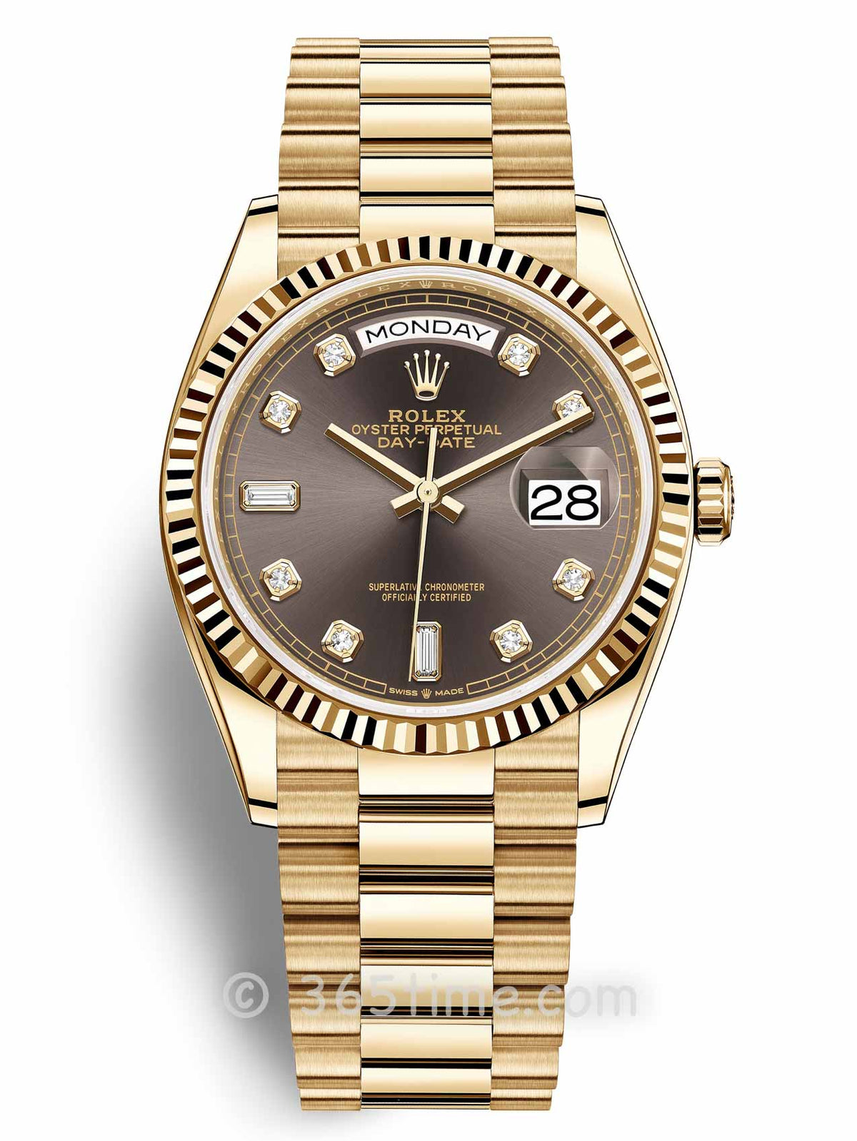 40mm Automatic Watch Replica Daydate Rose Belt 061314
