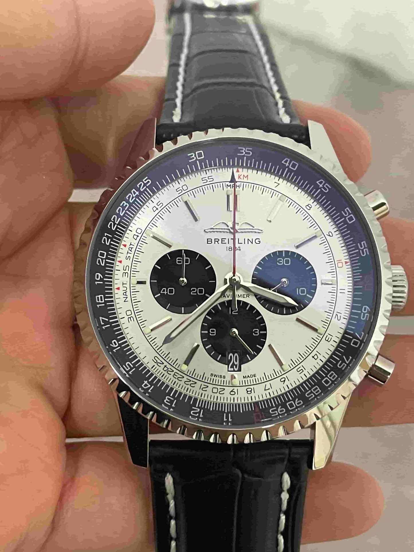 Replica Stainless Steel Japanese Vk Quartz Movement Watch BL228