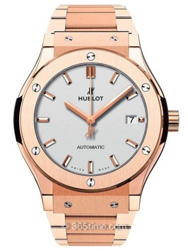 Luxury CLASSIC FUSION Automatic Watch for Men Mechanical Wristwatch Stainless Steel 42mm Dial