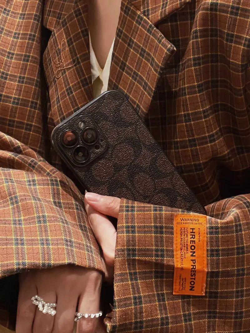 Classic iPhone Case Brown -QB240402-s2 mysite