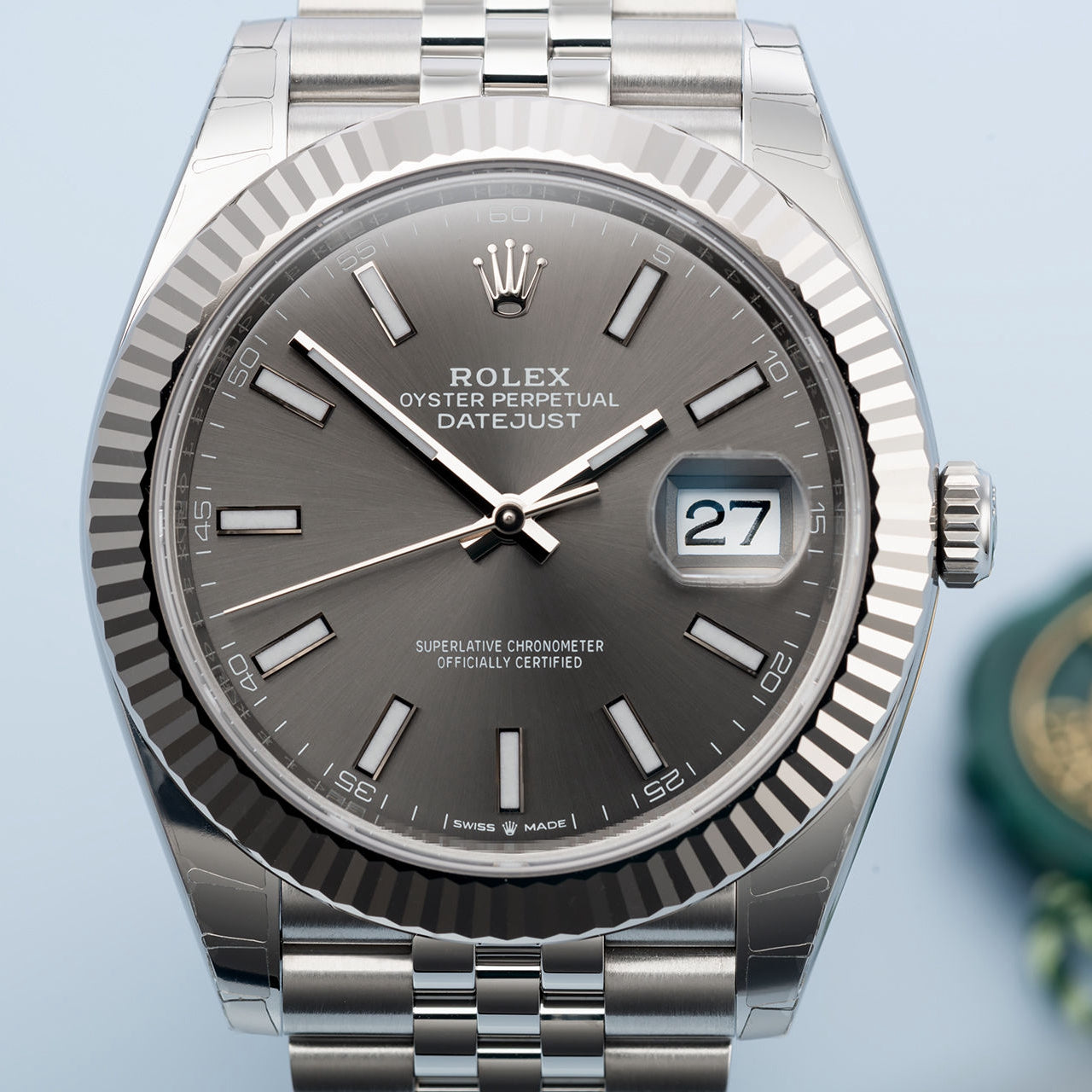 Automatic Watch for Men Replica DateJust Gray Dial 40mm/36mm