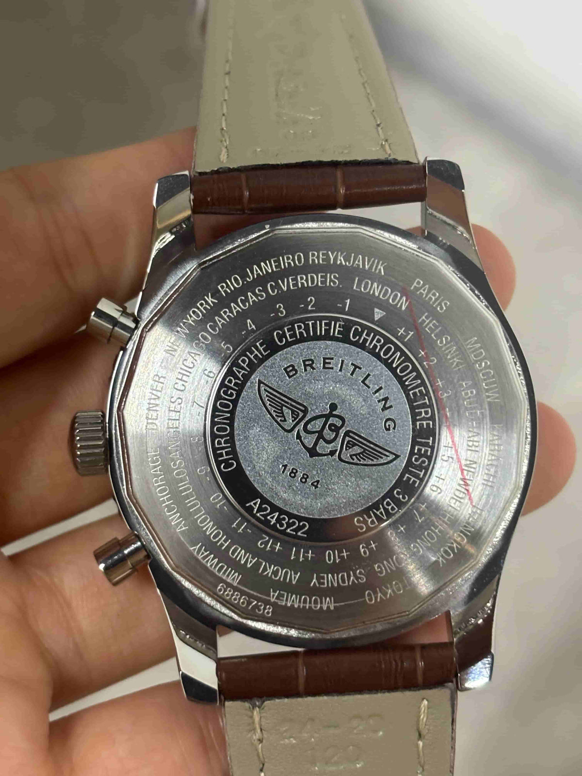 Replica Stainless Steel Japanese Vk Quartz Movement Watch  BL194
