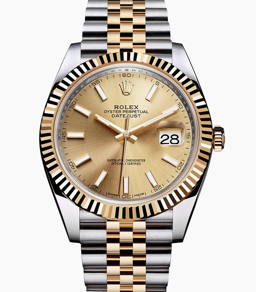 Automatic Watch for Men Replica DateJust Silver Gold Dial
