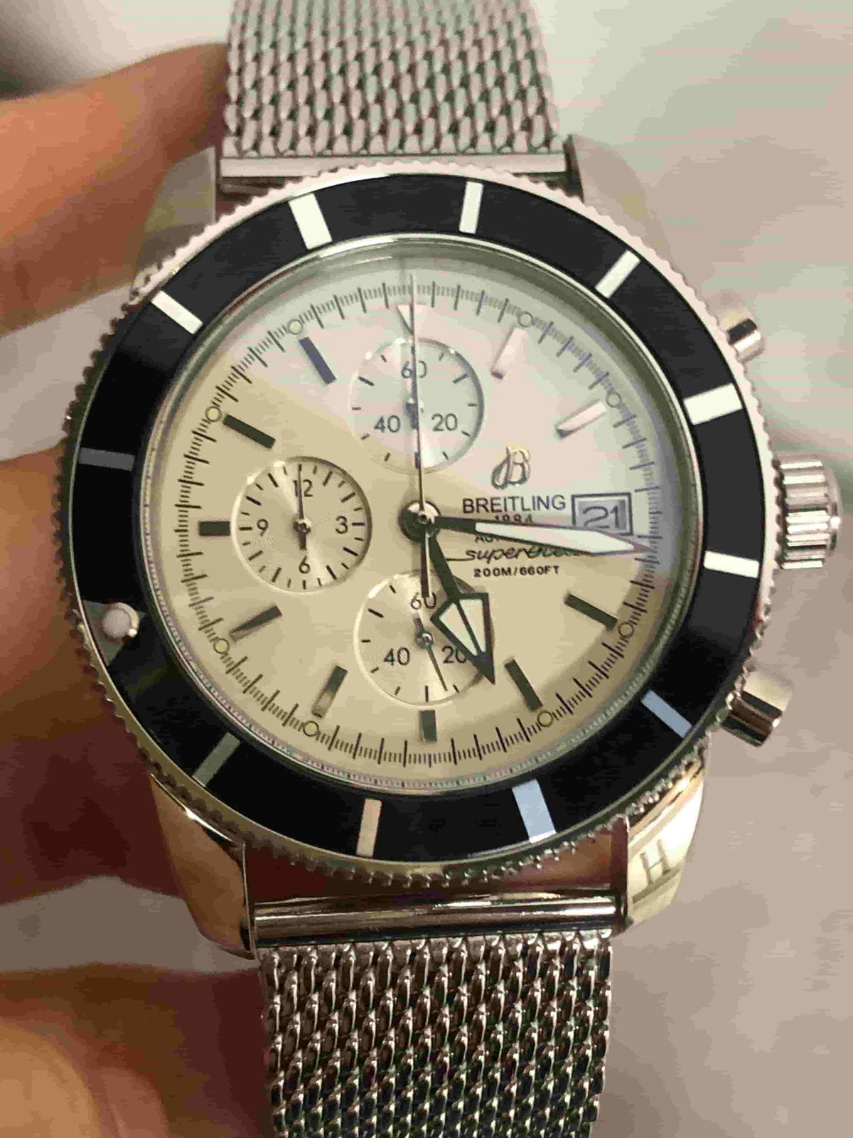 Replica Stainless Steel Japanese Vk Quartz Movement Watch  BL190