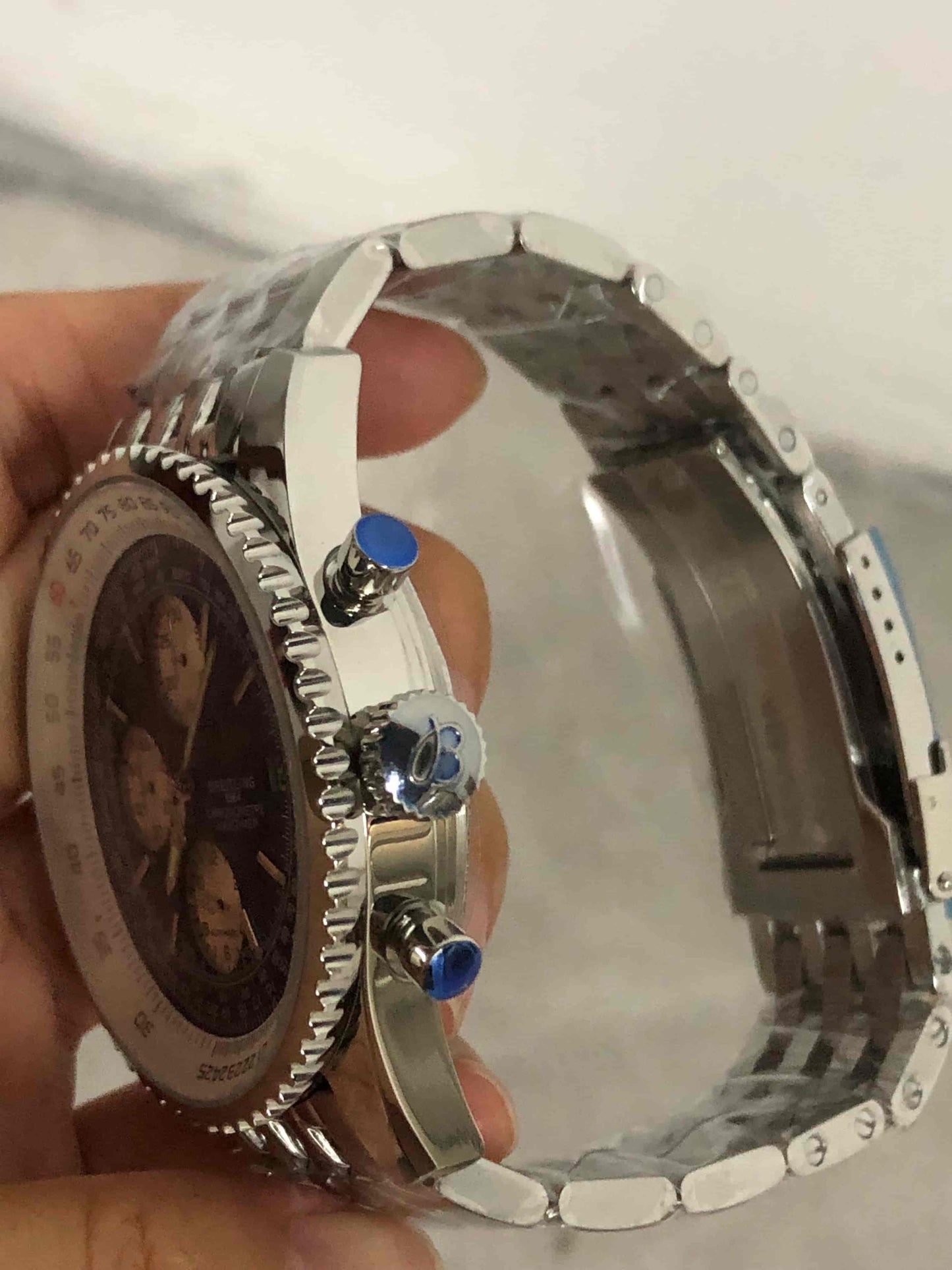 Replica Stainless Steel Japanese Vk63 Quartz Movement Watch BL10