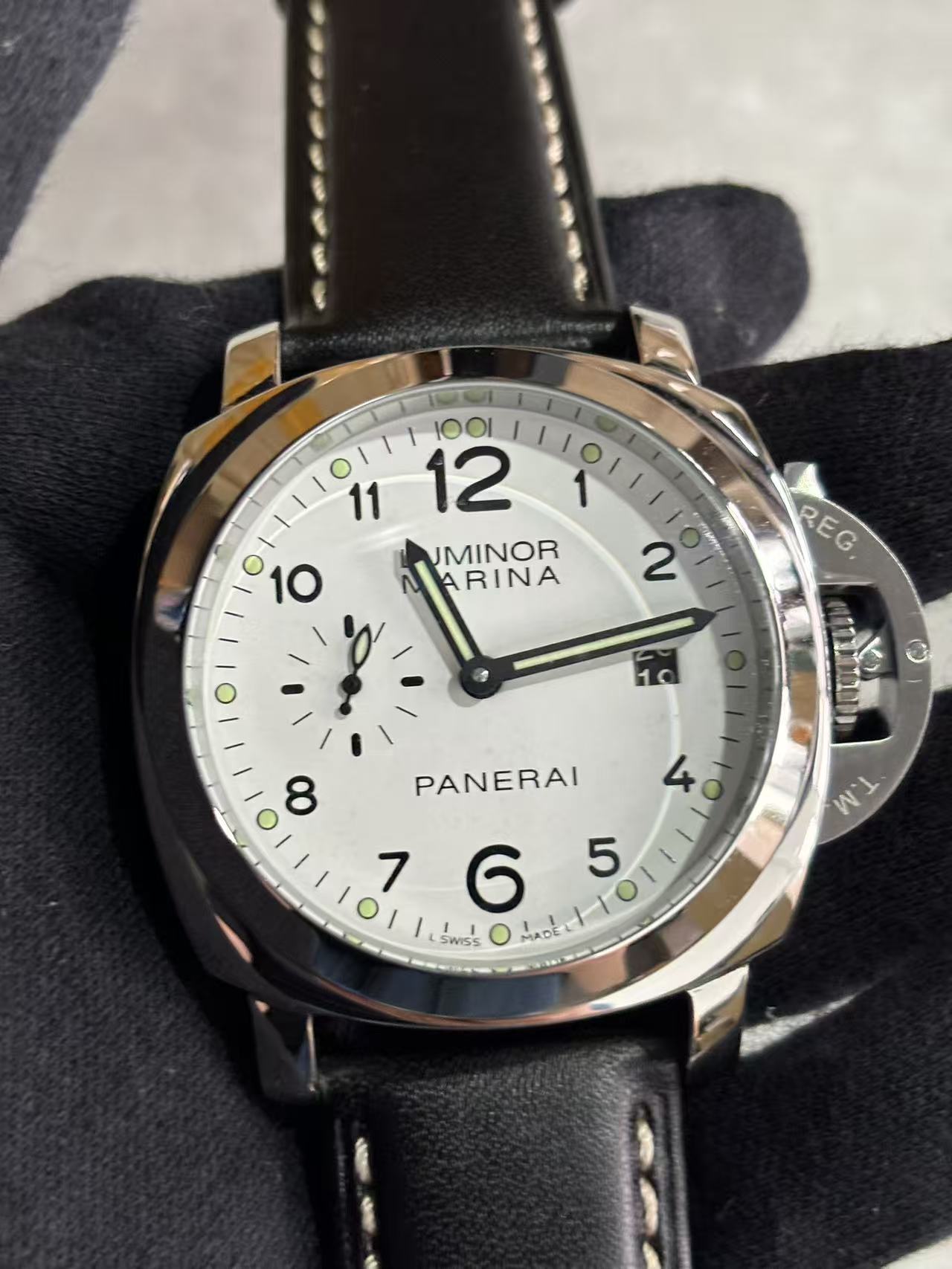 Replica LUMINOR 904L Stainless Steel Automatic Mechanical Watch Mens Watches 45mm