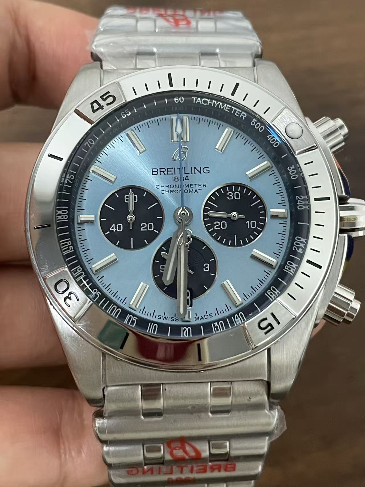 Replica CHRONOMAT Stainless Steel Quartz Movement Watch 46mm