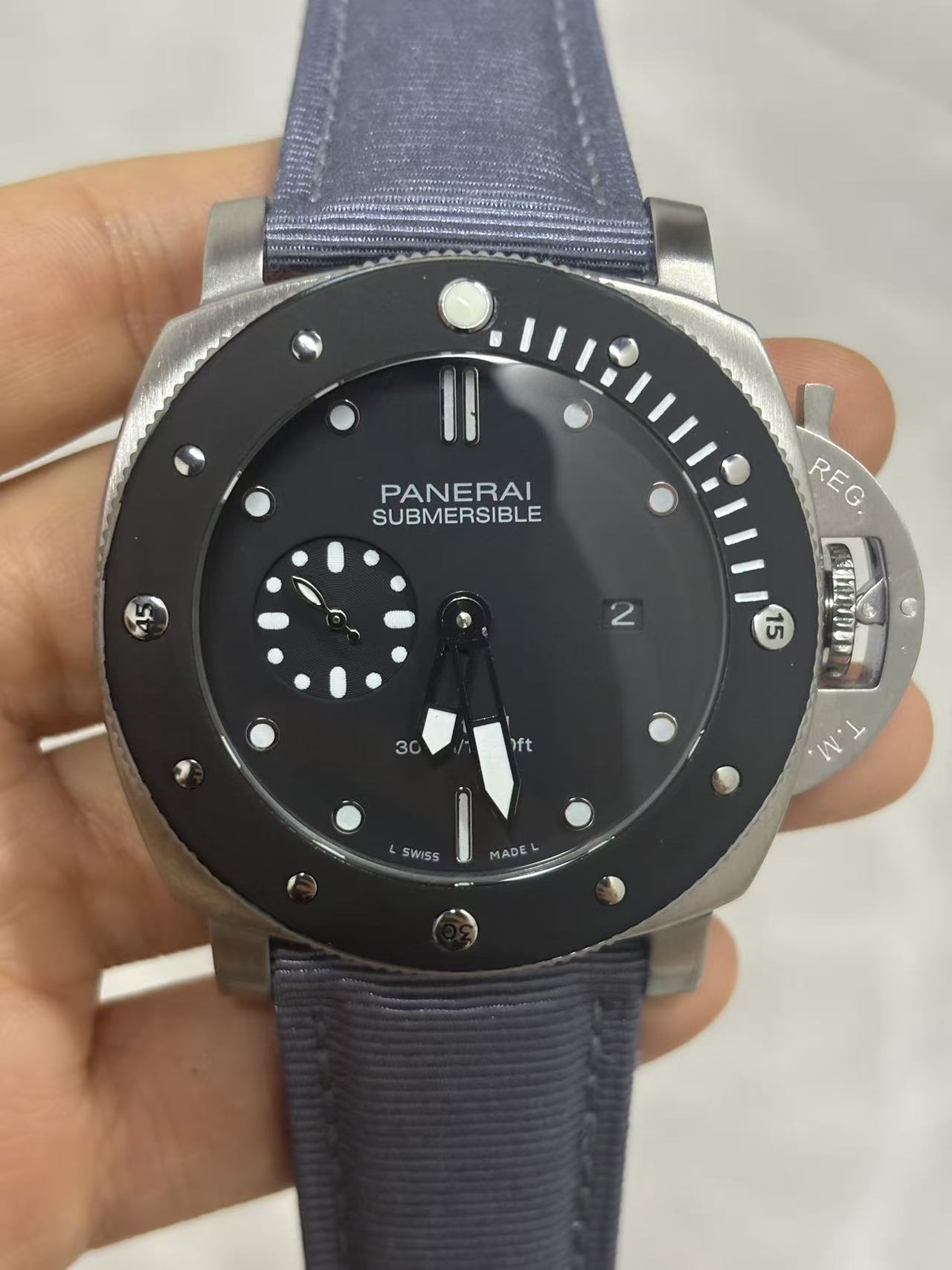 Replica LUMINOR 904L Stainless Steel Automatic Mechanical Watch Mens Watches 45mm
