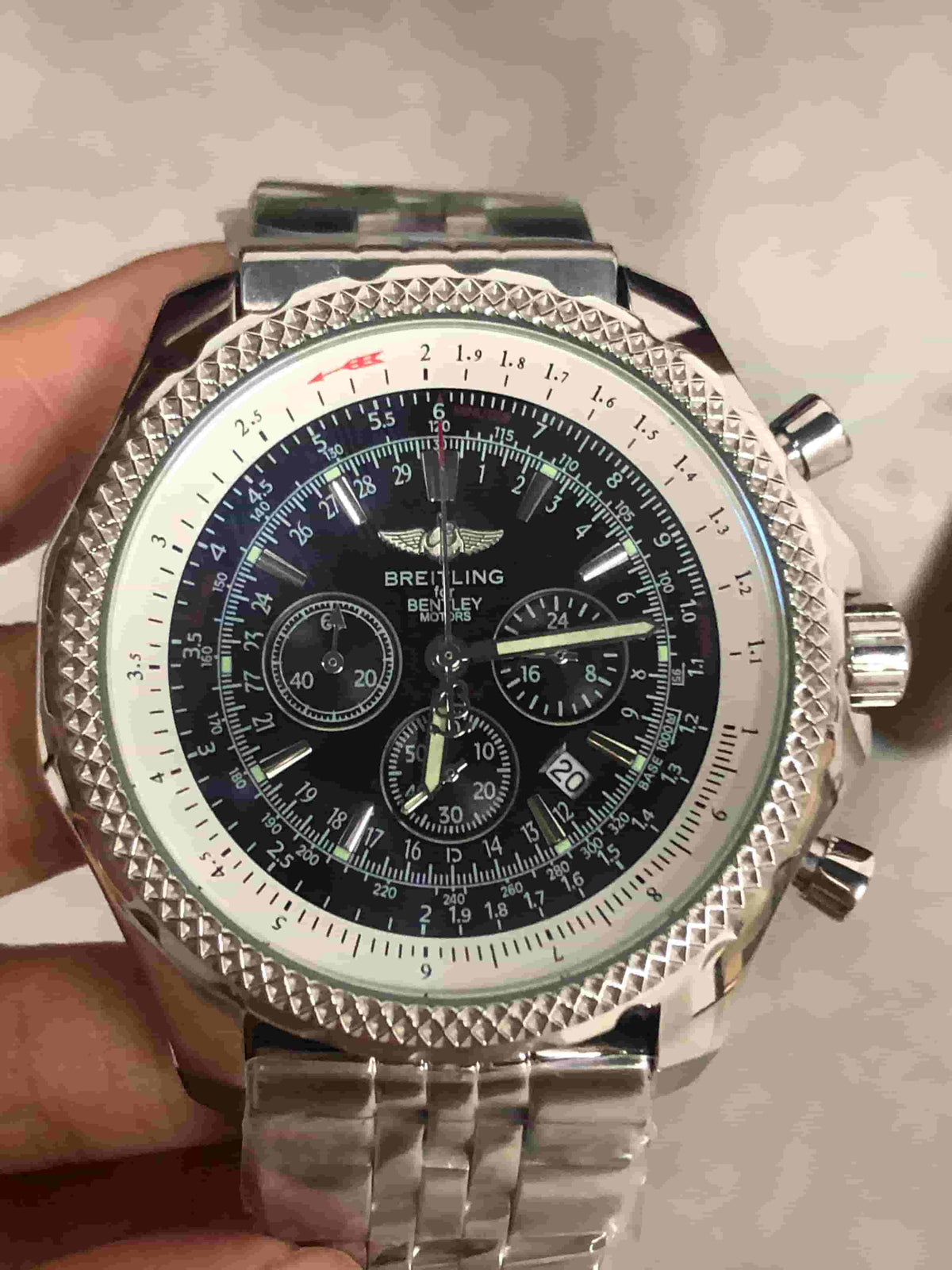 Replica Stainless Steel Japanese Vk63 Quartz Movement Watch BL50