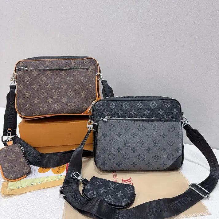 Classic Monogram Trio Messenger Bag - A Fashion Must-Have 011-18 mysite
