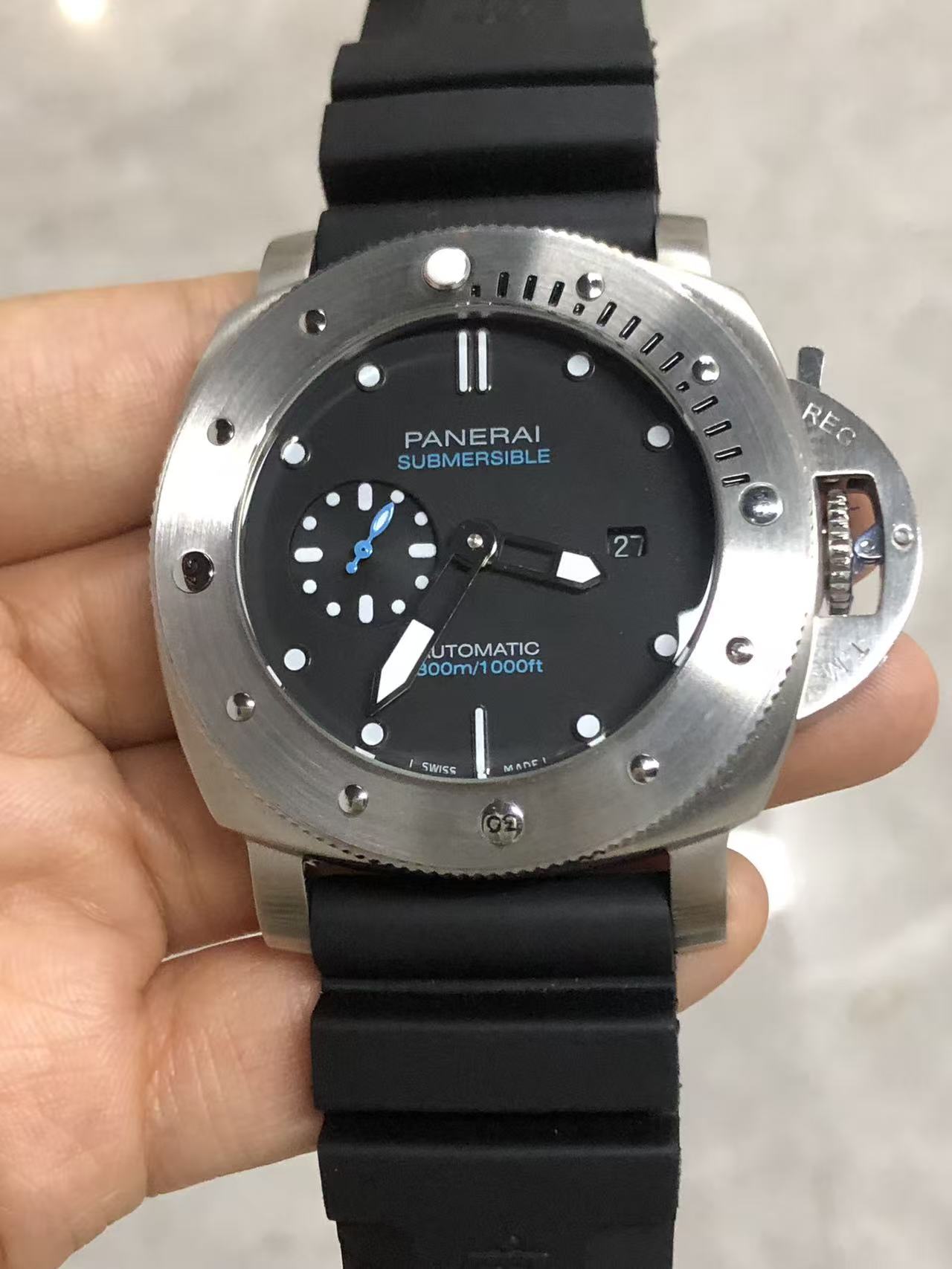 Replica SUBMERSIBLE 904L Stainless Steel Automatic Mechanical Watch Mens Watches 47mm