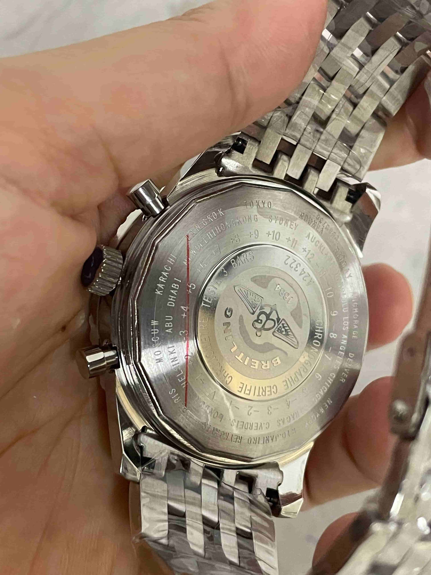 Replica Stainless Steel Japanese Vk63 Quartz Movement Watch BL83