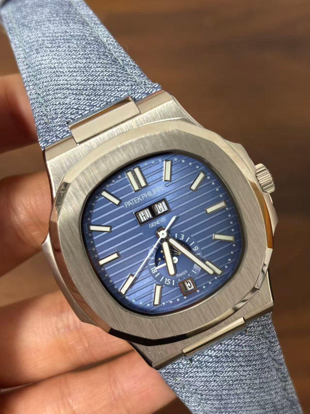 Replica NAUTILUS Stainless Steel Automatic Mechanical Watch 40mm