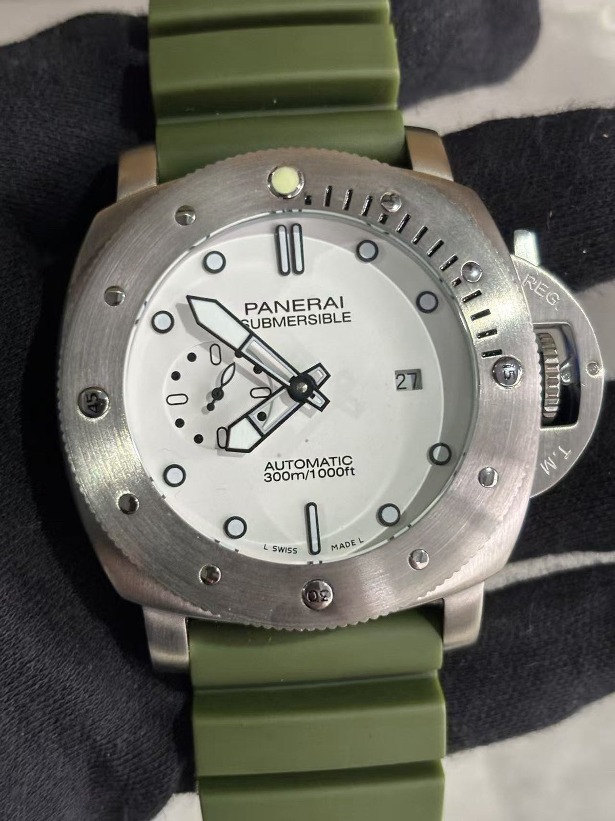 Replica SUBMERSIBLE 904L Stainless Steel Automatic Mechanical Watch Mens Watches 47MM AM01595