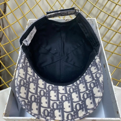 Vintage Oblique Wool Baseball Cap | Luxury Designer Hat-s2 mysite