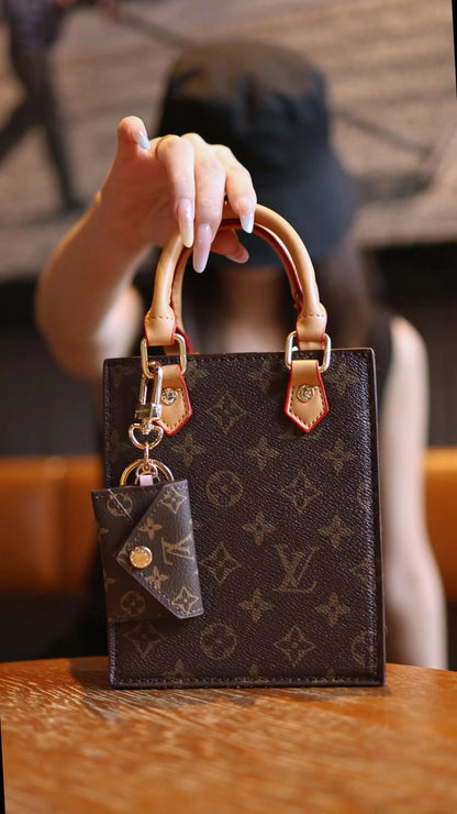 Classic Tote Bag With Crossbody Strap-18 mysite