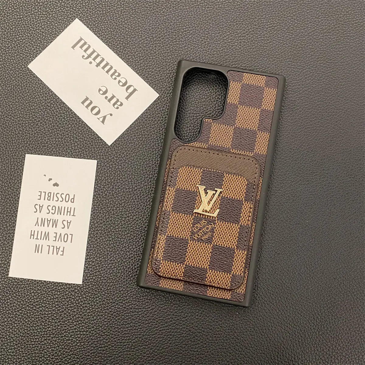 SAMSUNG GALAXY PETITE MALLE PHONE CASES CARD HOLDER MONOGRAM CANVAS-1 mysite