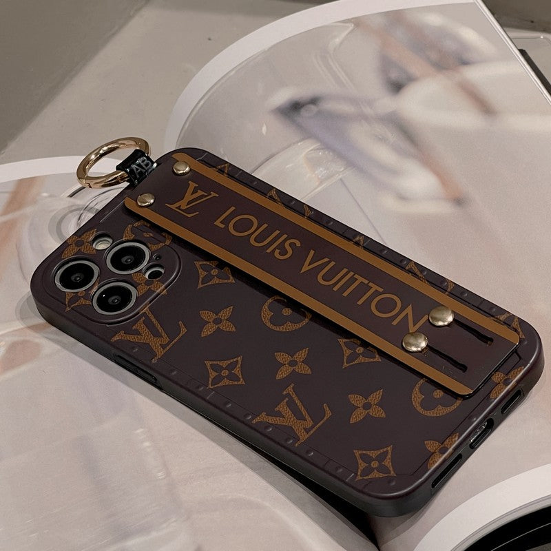 Luxury Brown Wristband iPhone Case mysite