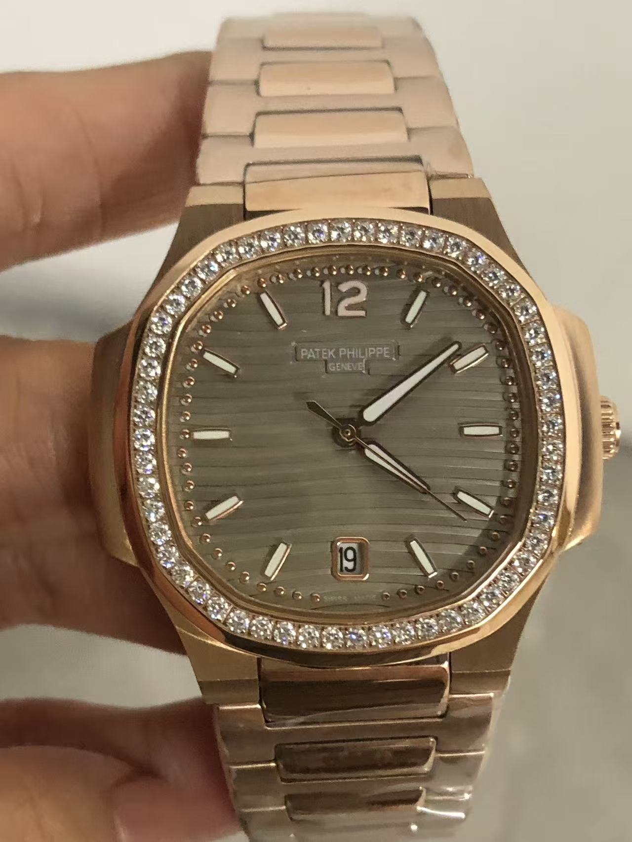 Replica 7118/1200R Stainless Steel Automatic Mechanical Watch 35mm
