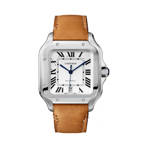 Replica Santos 904l Stainless Steel Automatic Mechanical Watch 39mm-1