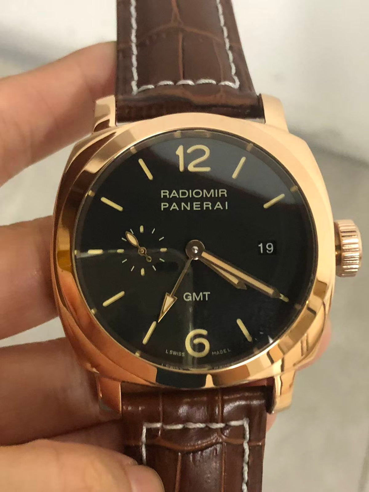 Replica LUMINOR 904l Stainless Steel Automatic Mechanical Watch Mens Watches 44MM