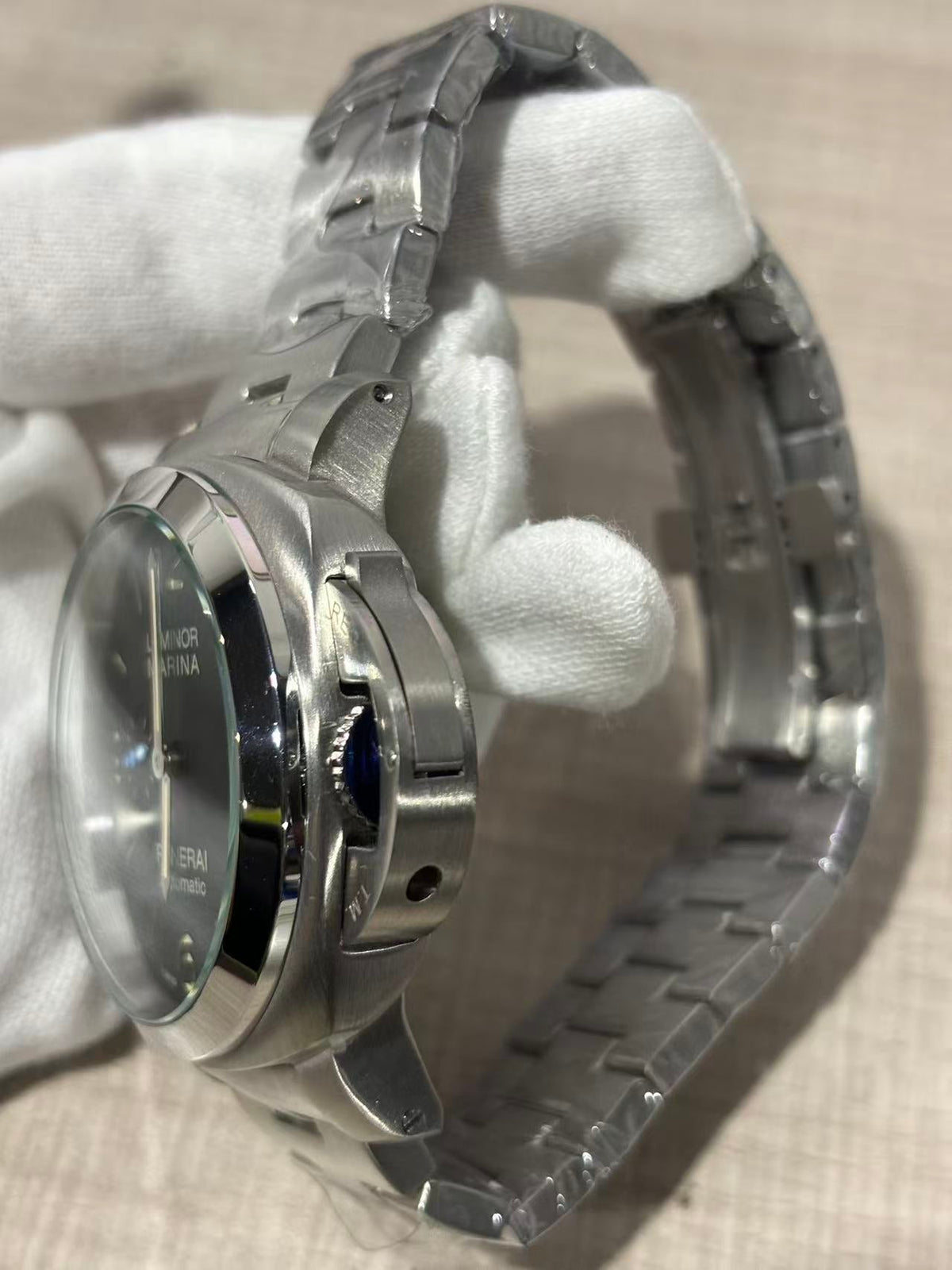 Replica LUMINOR 904L Stainless Steel Automatic Mechanical Watch Mens Watches 46mm