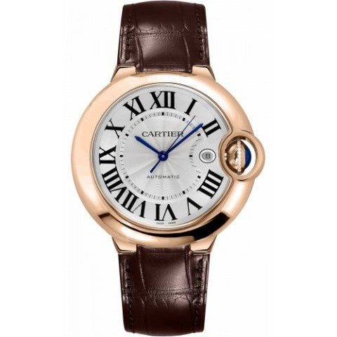 Ballon Bleu Brown Leather 904l Stainless Steel Automatic Mechanical Watch 42mm/36mm-1