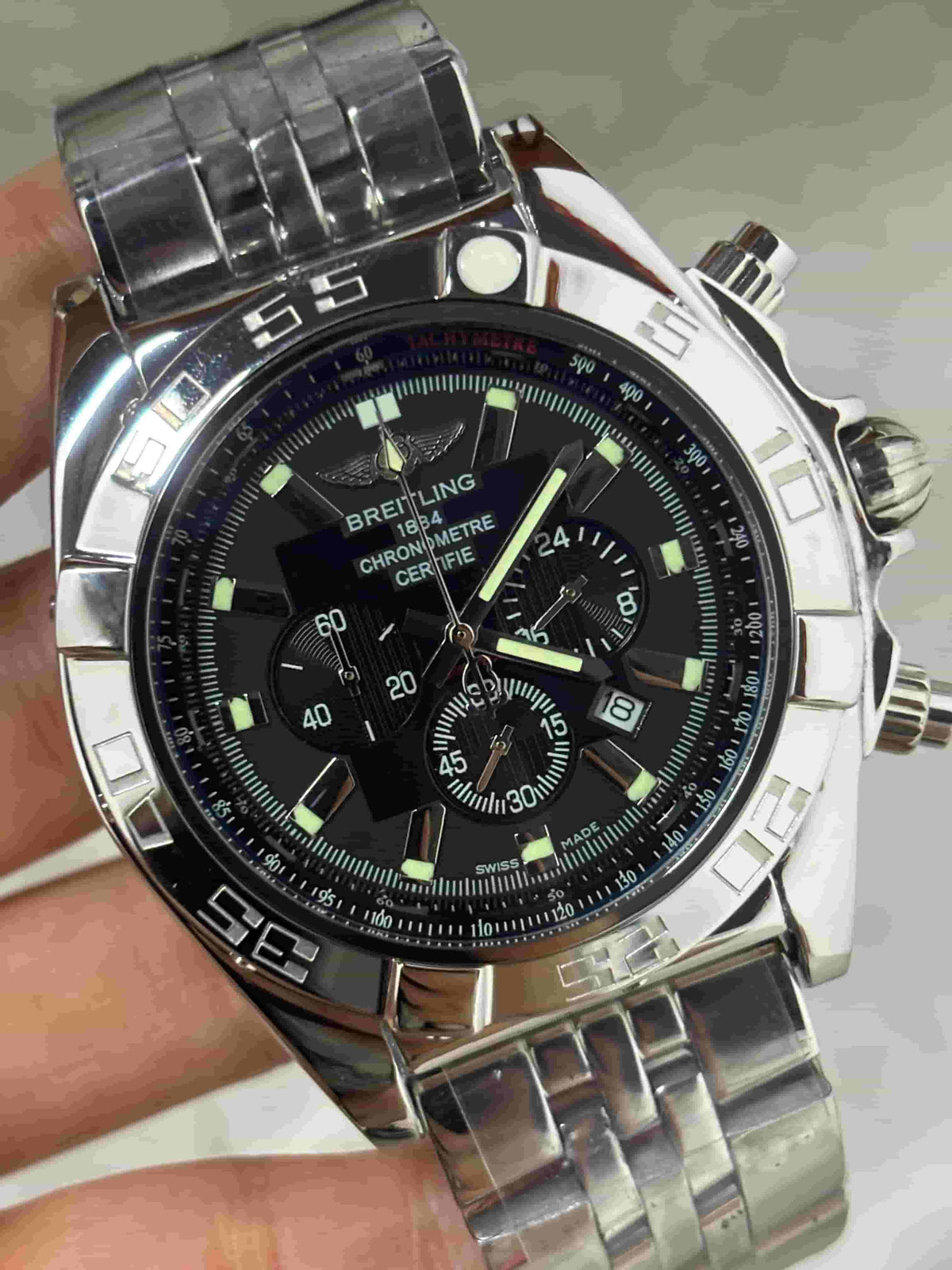 Replica Stainless Steel Japanese Vk63 Quartz Movement Watch BL128