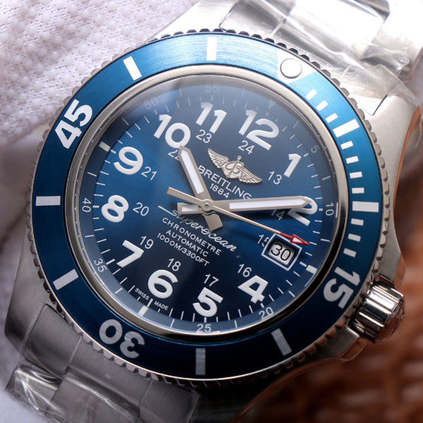 Replica Super Ocean 46MM Mechanical Automatic Stainless Steel Watch