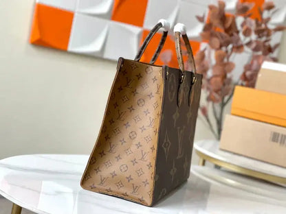 Luxe Monogram Leather Tote Bag-18 mysite
