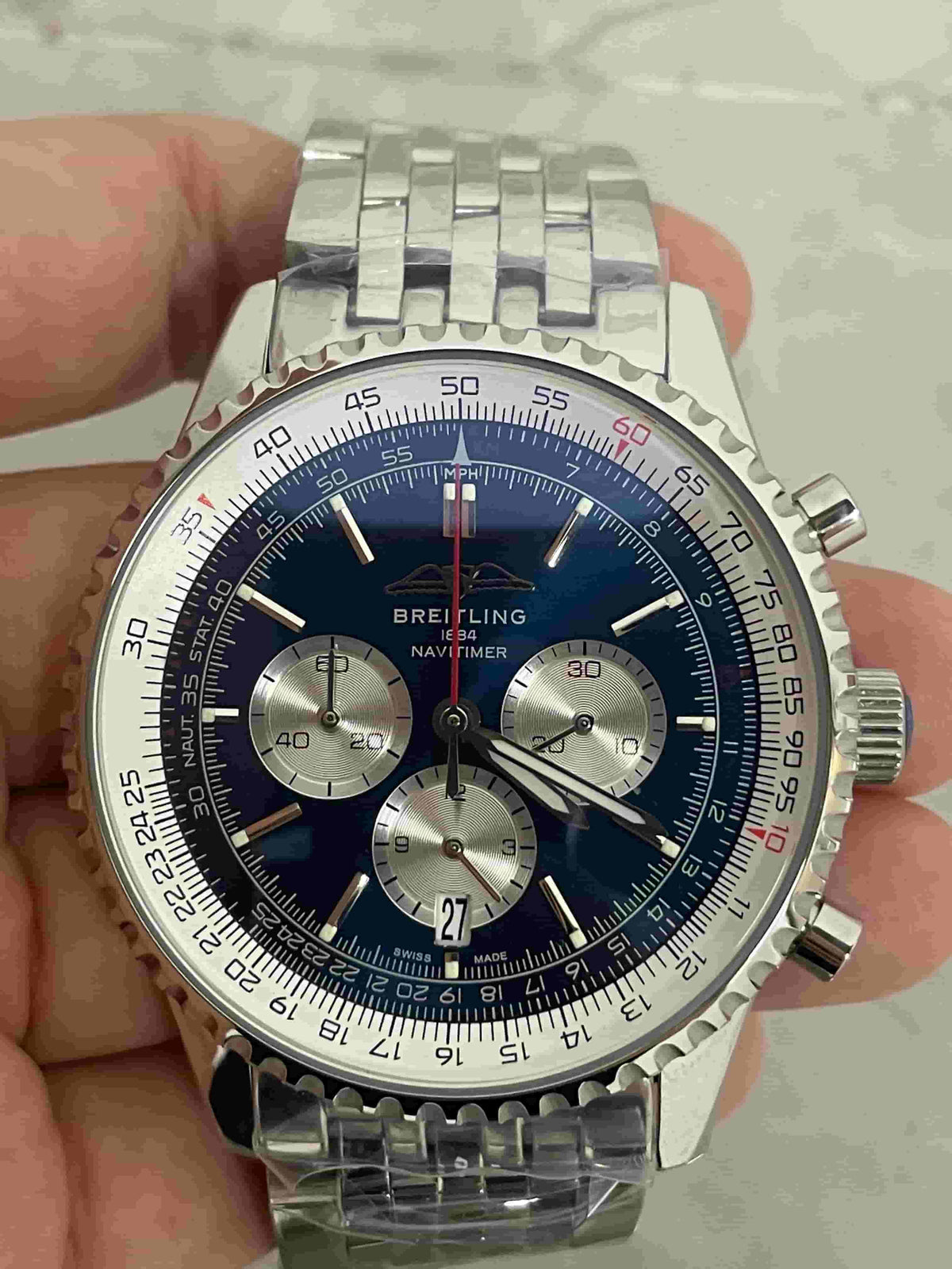 Replica Stainless Steel Japanese Vk63 Quartz Movement Watch BL83