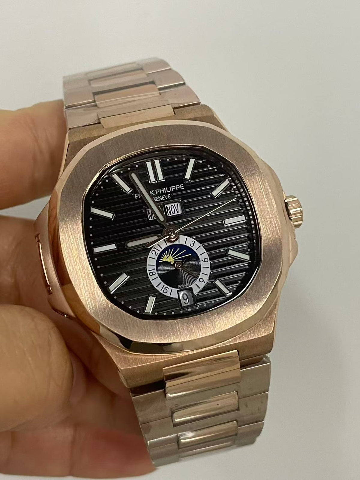 Replica NAUTILUS Stainless Steel Automatic Mechanical Watch 40mm