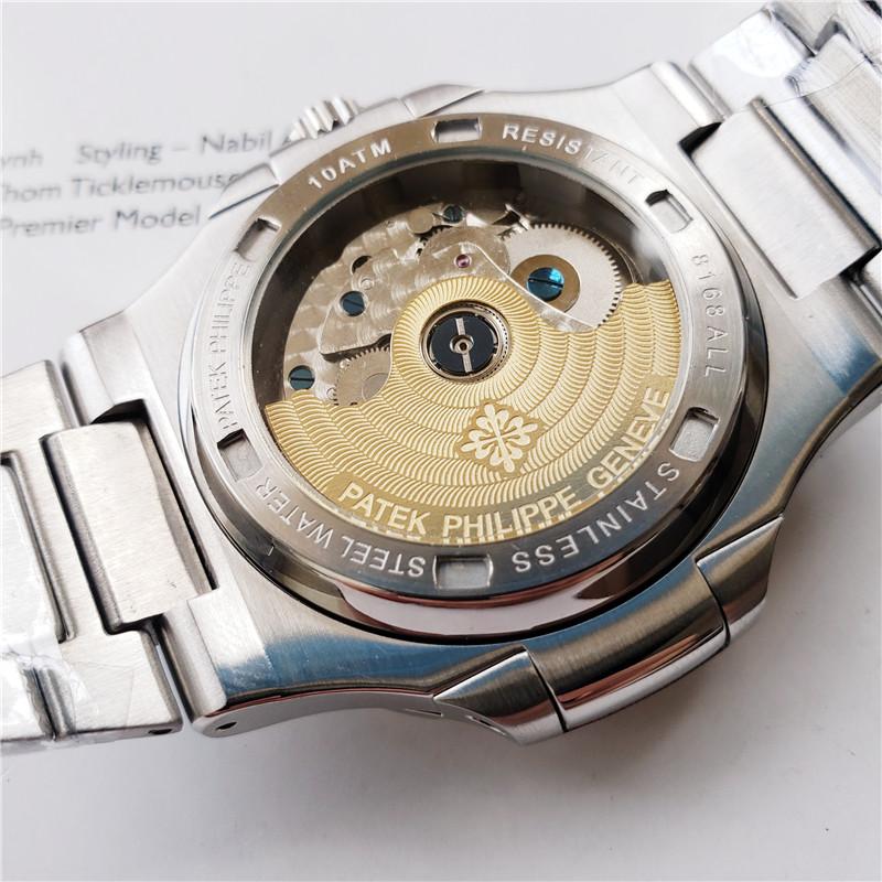 Moonphase Nautilus 904l Stainless Steel Automatic Mechanical Watch 39MM