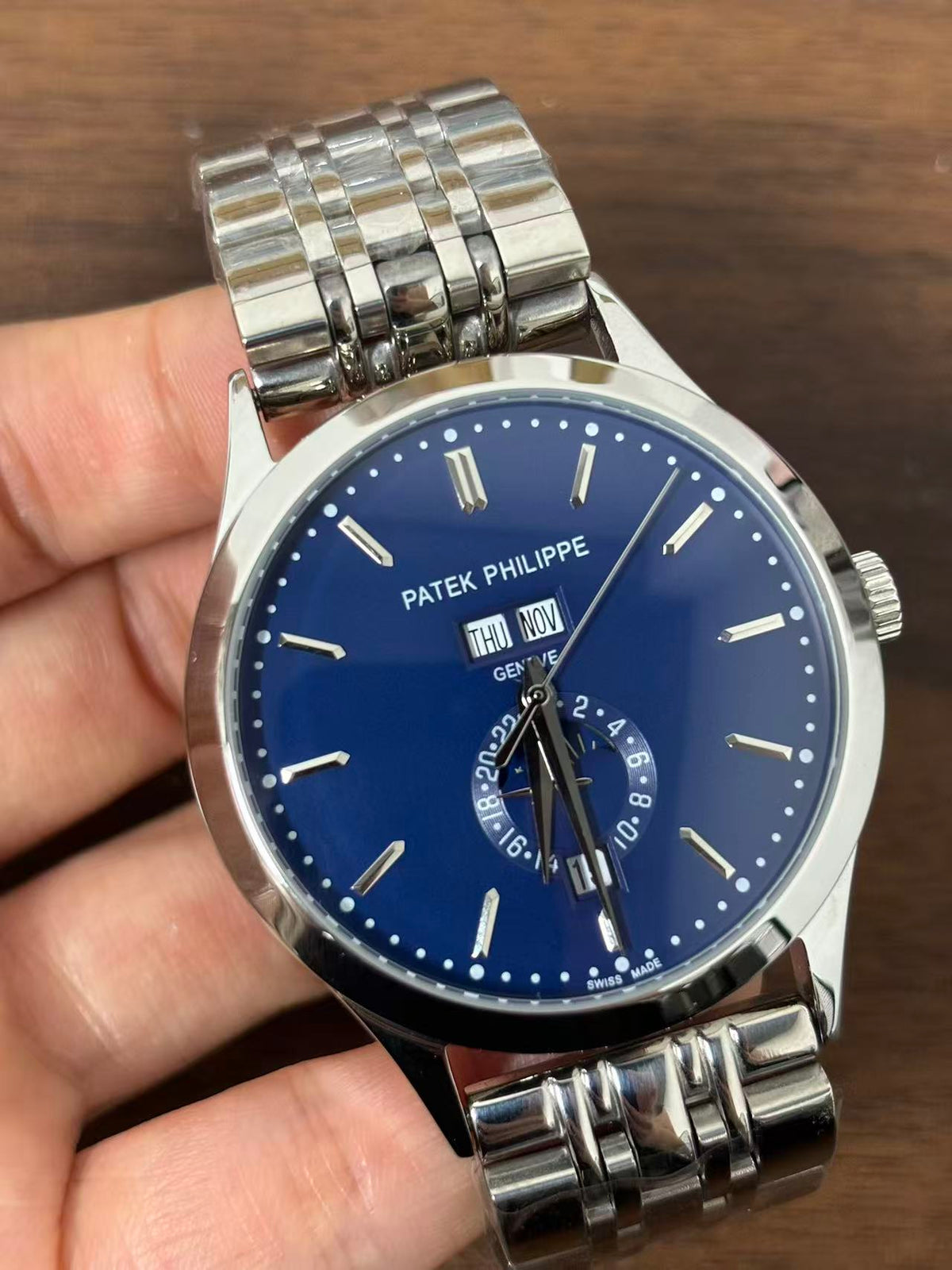 Replica 904l Stainless Steel Automatic Mechanical Watch 40mm