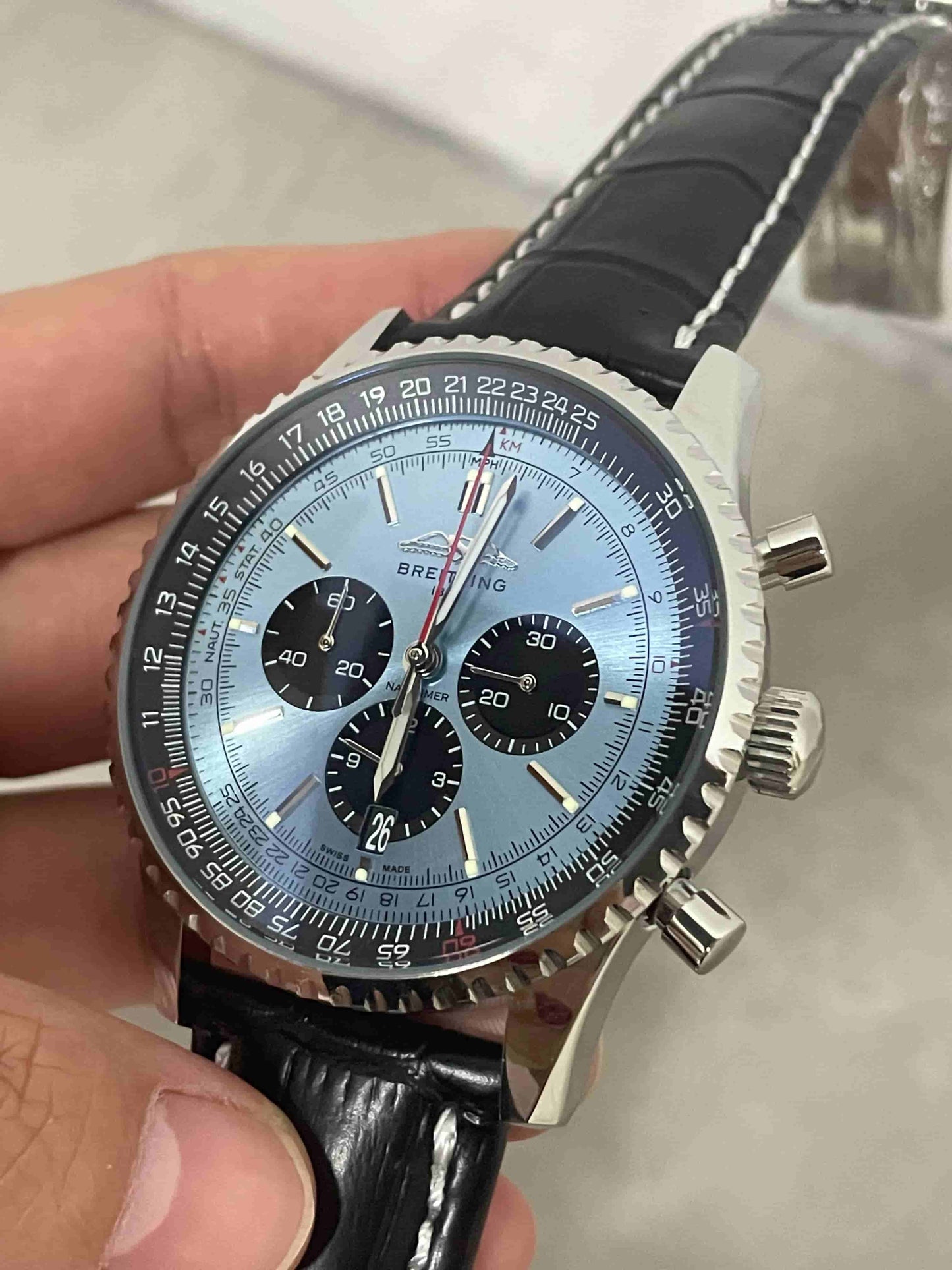 Replica Stainless Steel Japanese Vk Quartz Movement Watch BL231