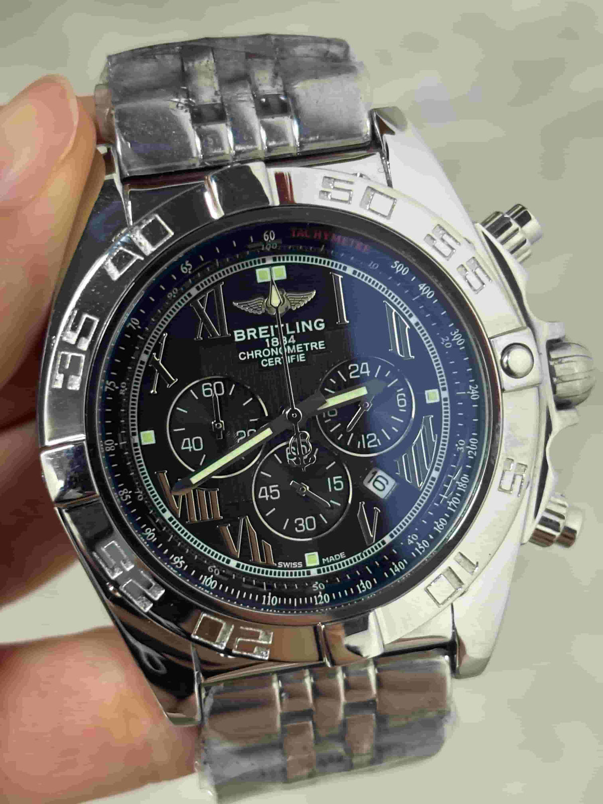 Replica Stainless Steel Japanese Vk Quartz Movement Watch BL179