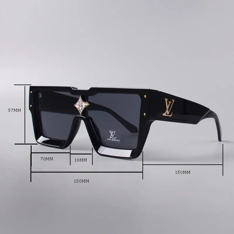 Luxury Large Frame Fashion Sunglasses—82978s-sss62 mysite