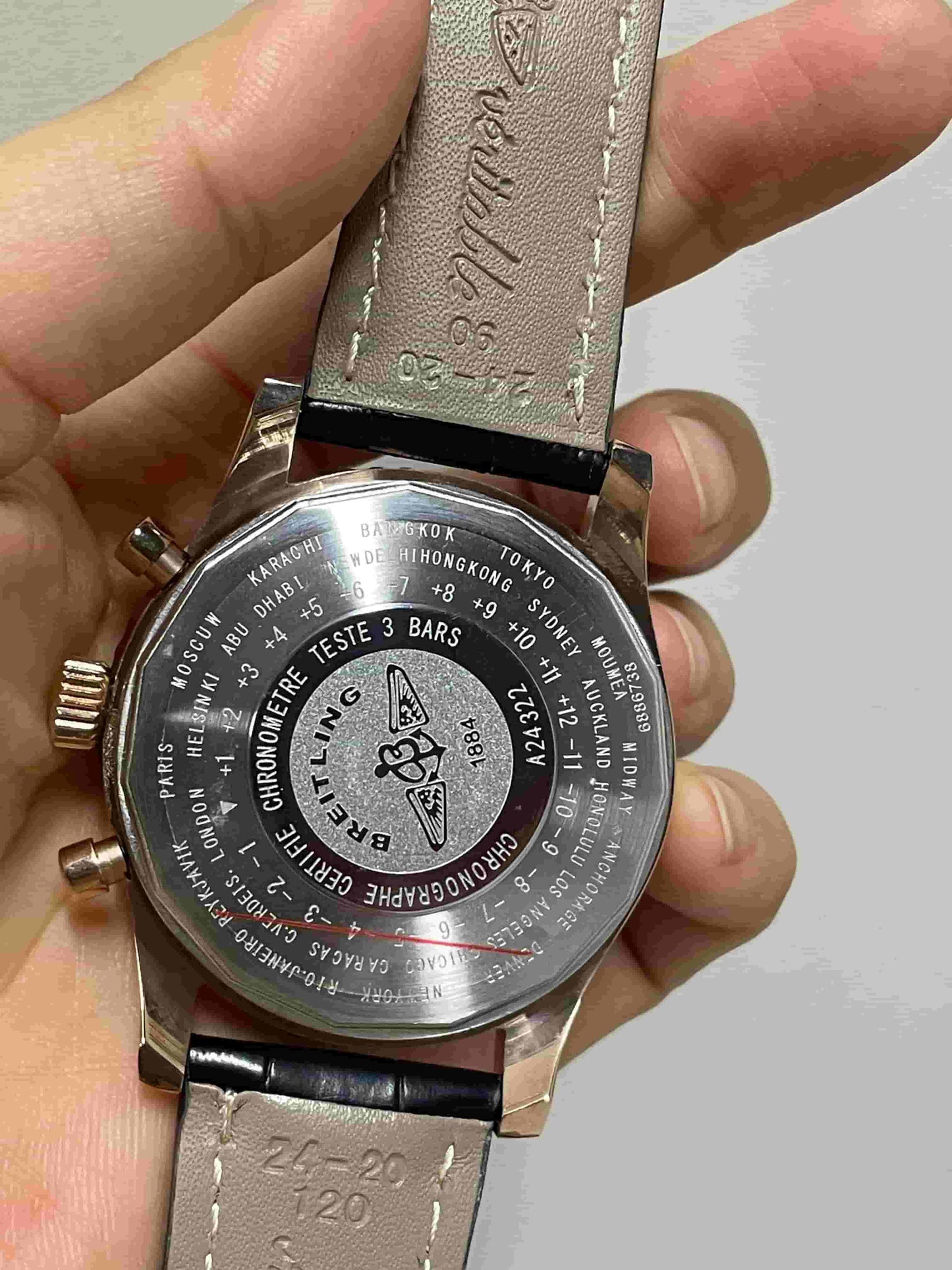 Replica Stainless Steel Japanese Vk63 Quartz Movement Watch BL44