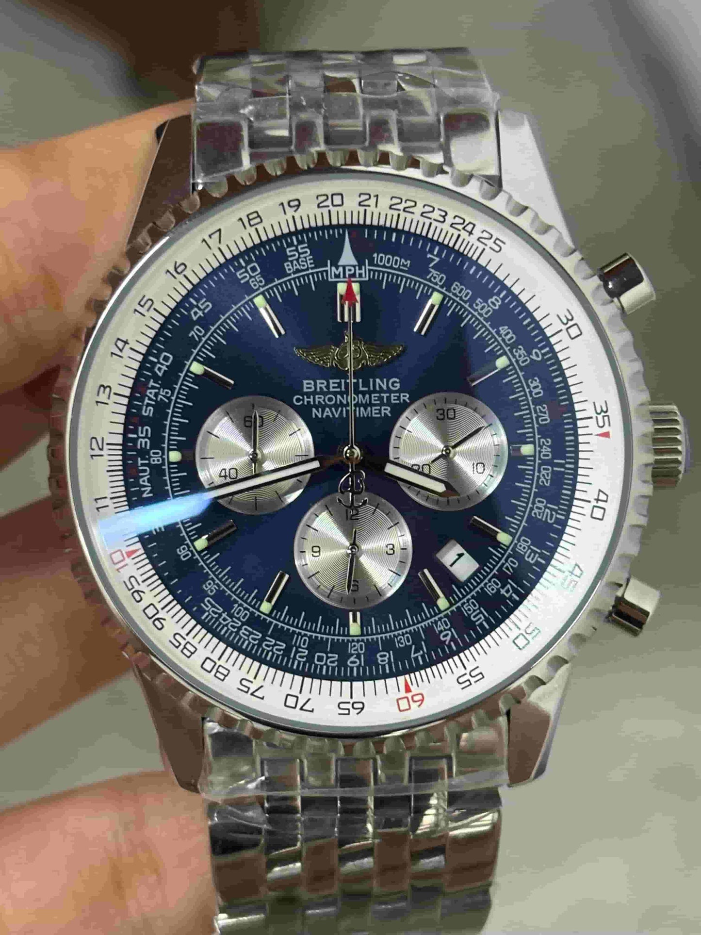 Replica Stainless Steel Japanese Vk63 Quartz Movement Watch BL75