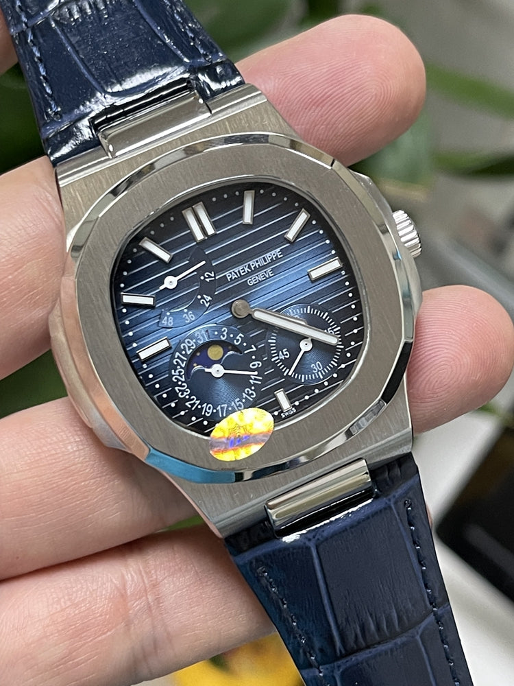 Replica Nautilus 904l Moonphase Stainless Steel Automatic Mechanical Watch 39mm